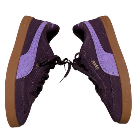PUMA Club II Era Suede sneaker in the Midnight Plum and Lavender Alert Size 9.5 - Picture 2 of 7